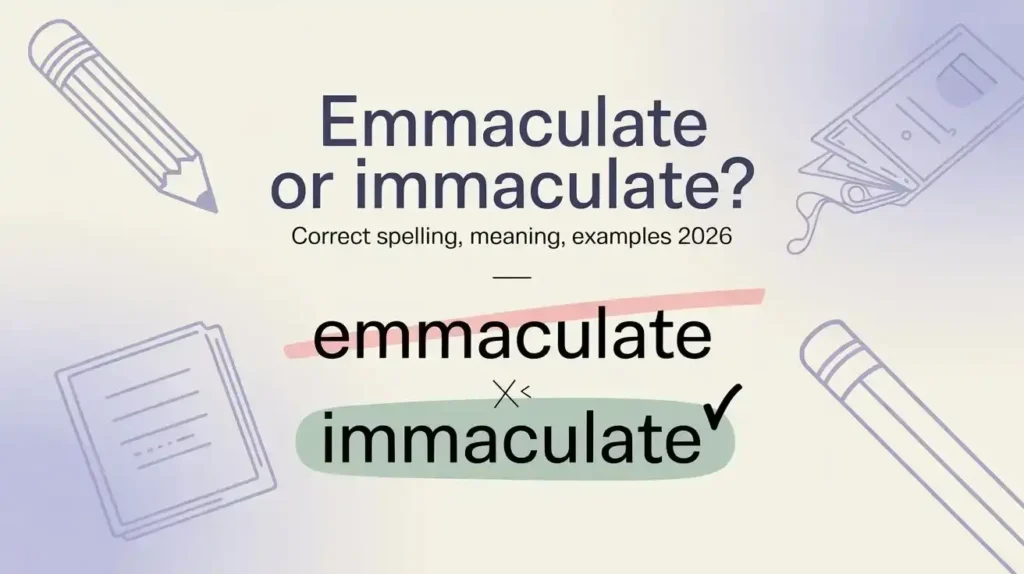 Emmaculate or Immaculate