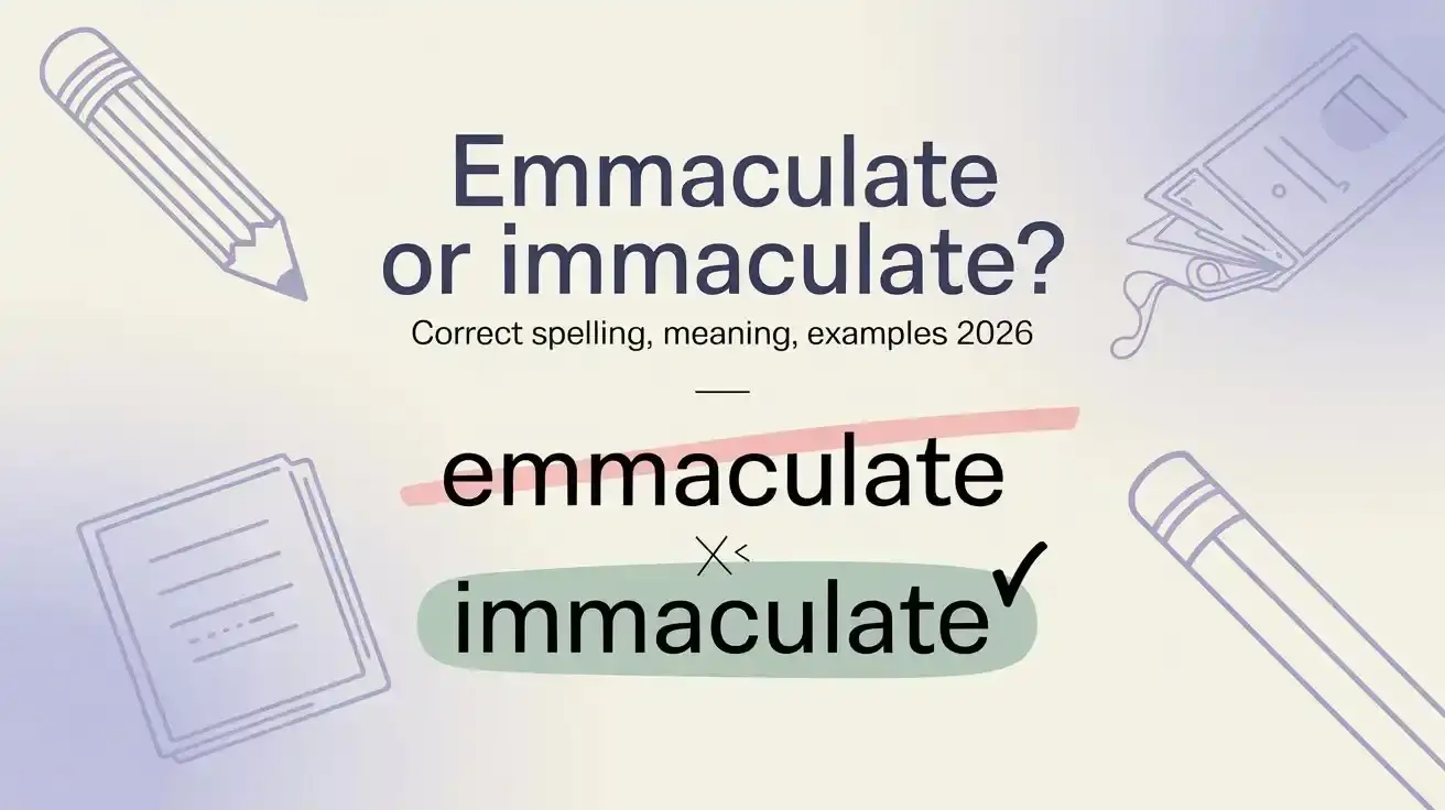 Emmaculate or Immaculate