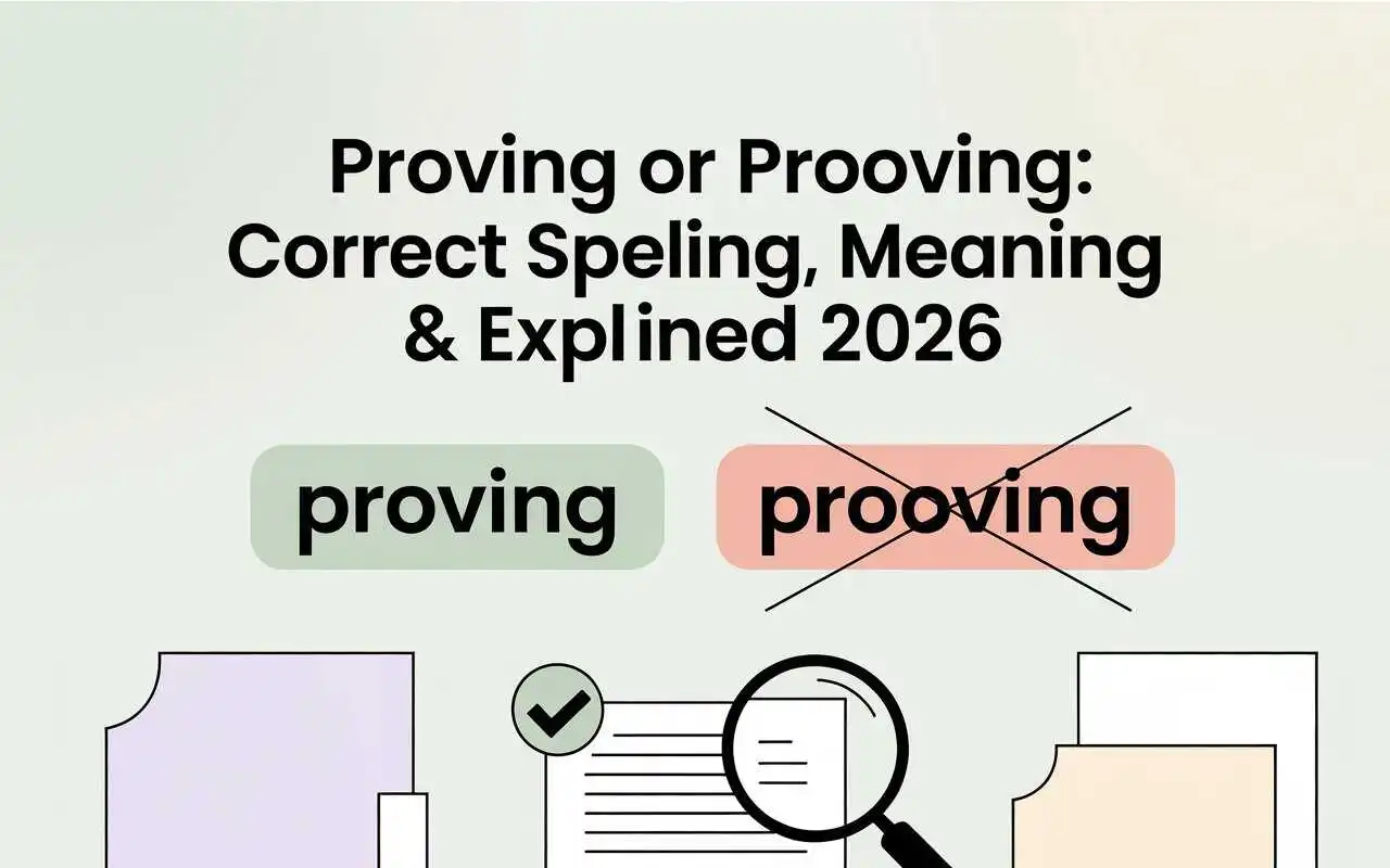 Proving or Prooving