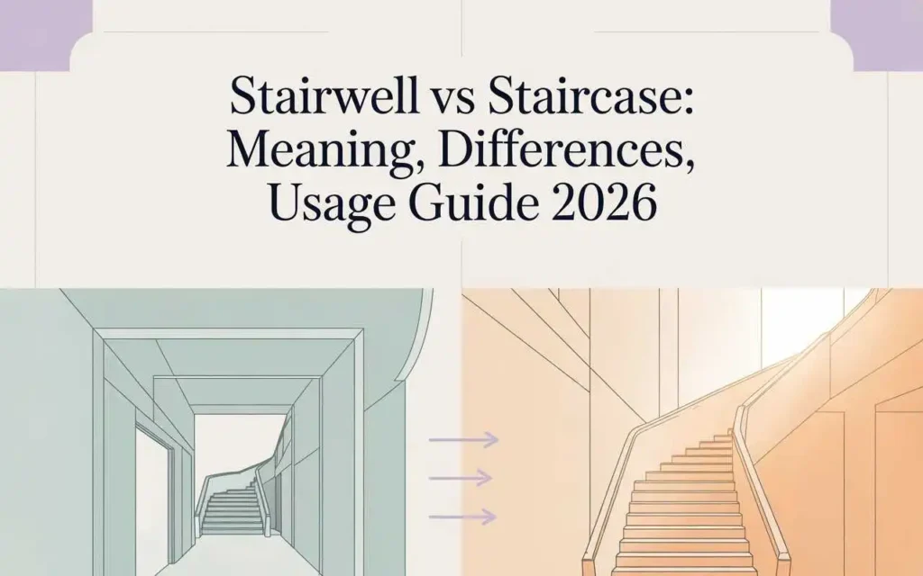 Stairwell vs Staircase