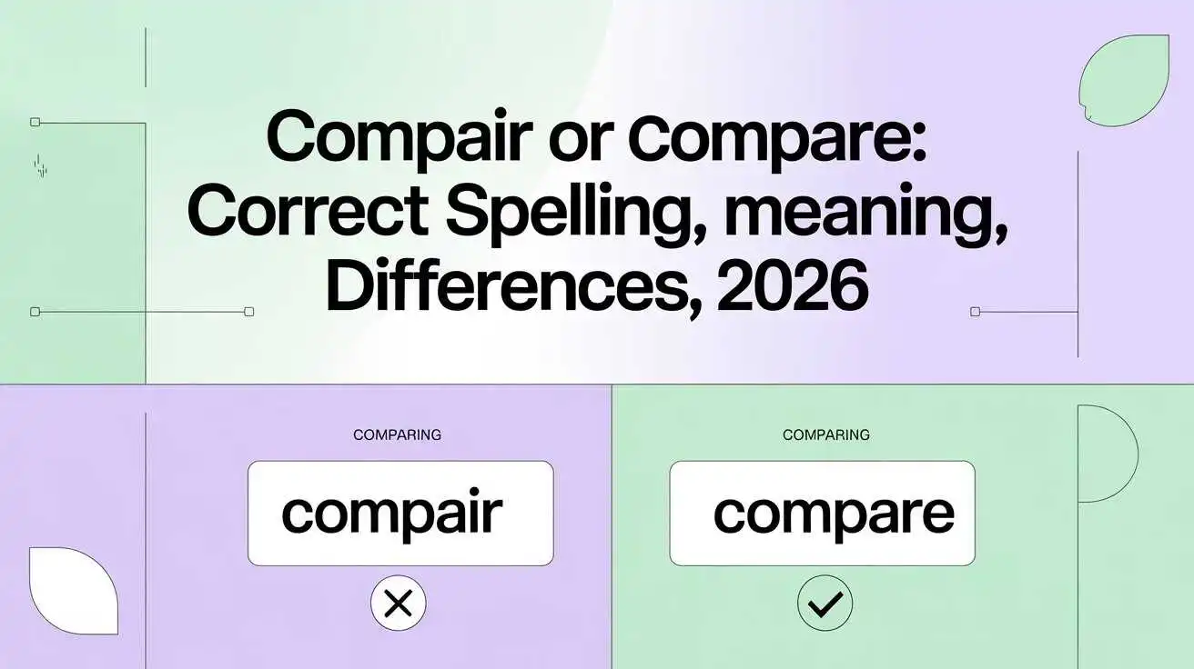 Compair or Compare