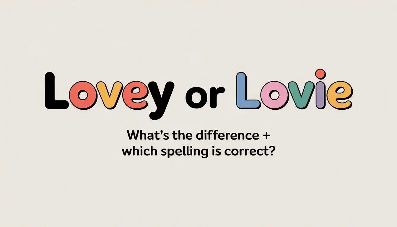 Lovey or Lovie