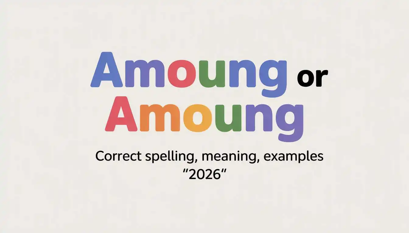 Amoung or Among