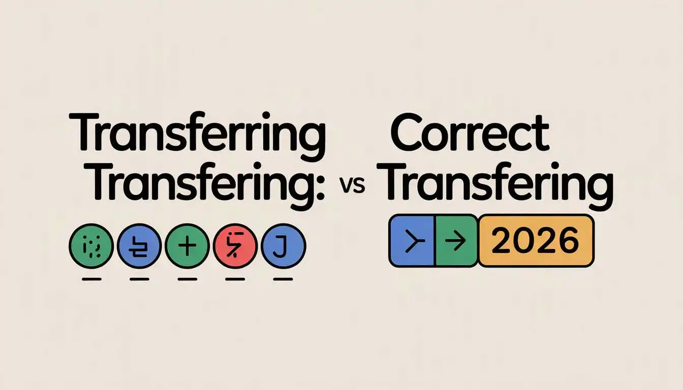 Transferring vs Transfering