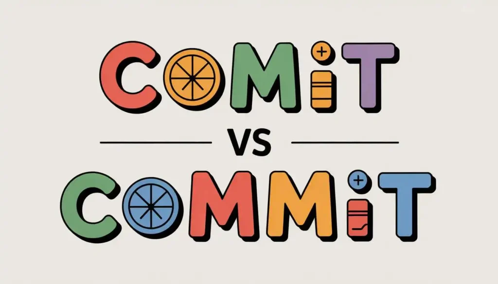 comit vs commit