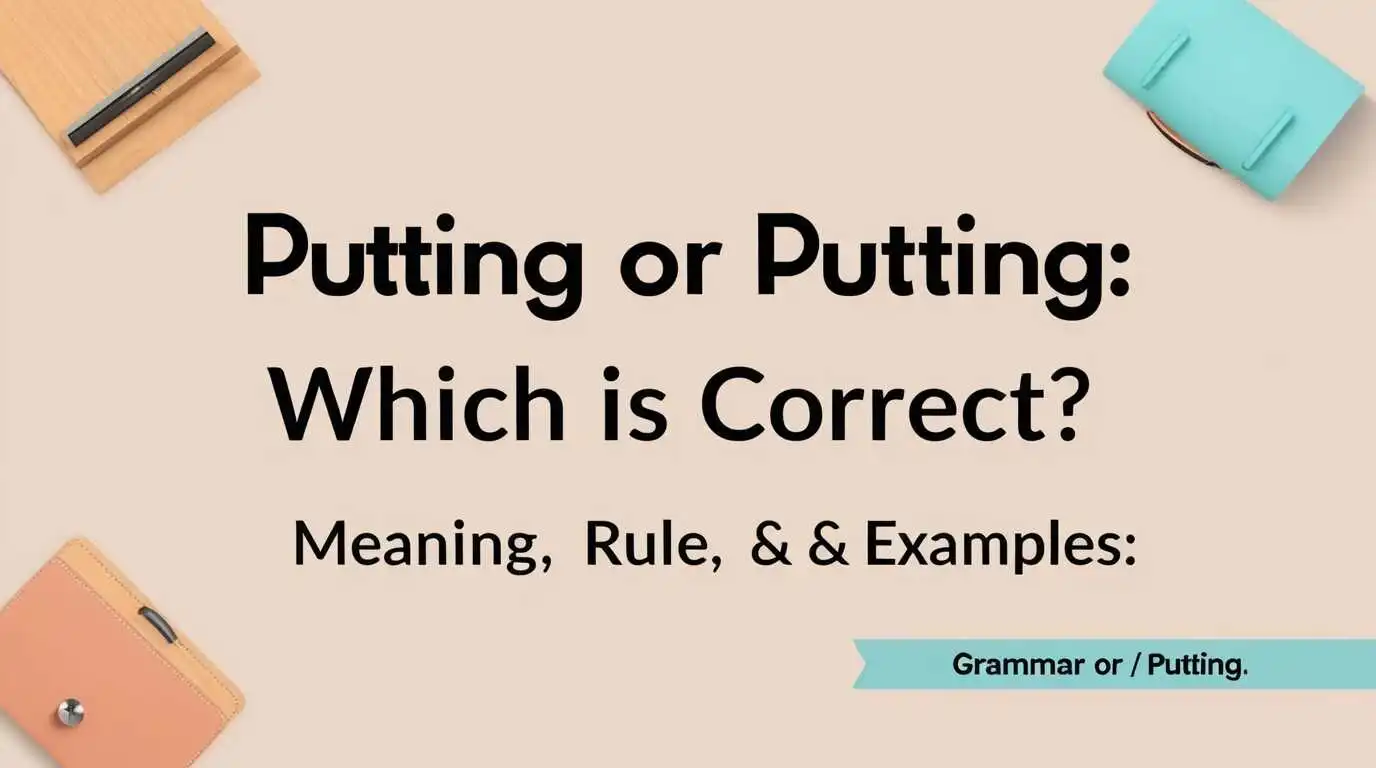 Puting or Putting