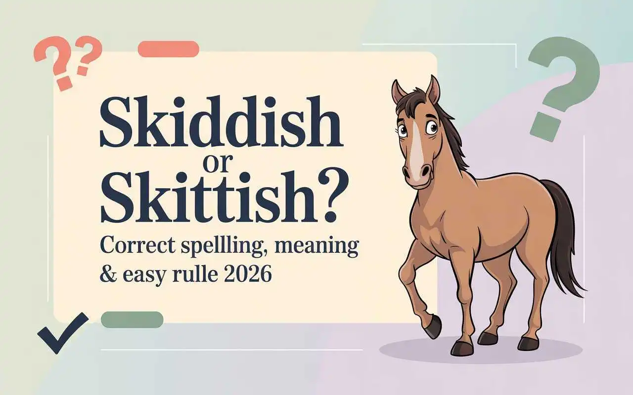 Skiddish or Skittish