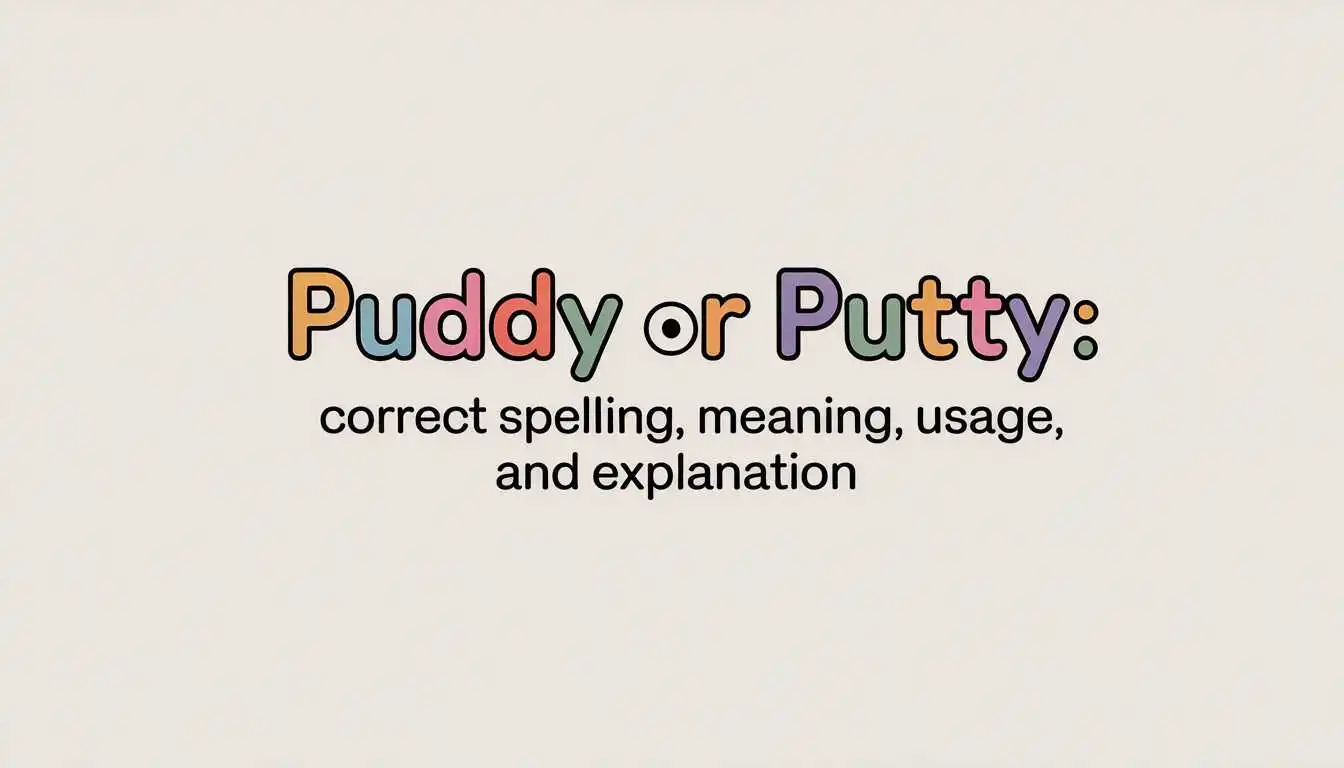 Puddy or Putty