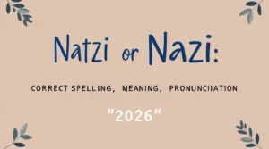 Natzi or Nazi