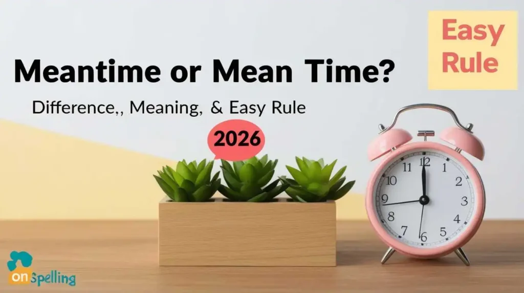 Meantime or Mean Time