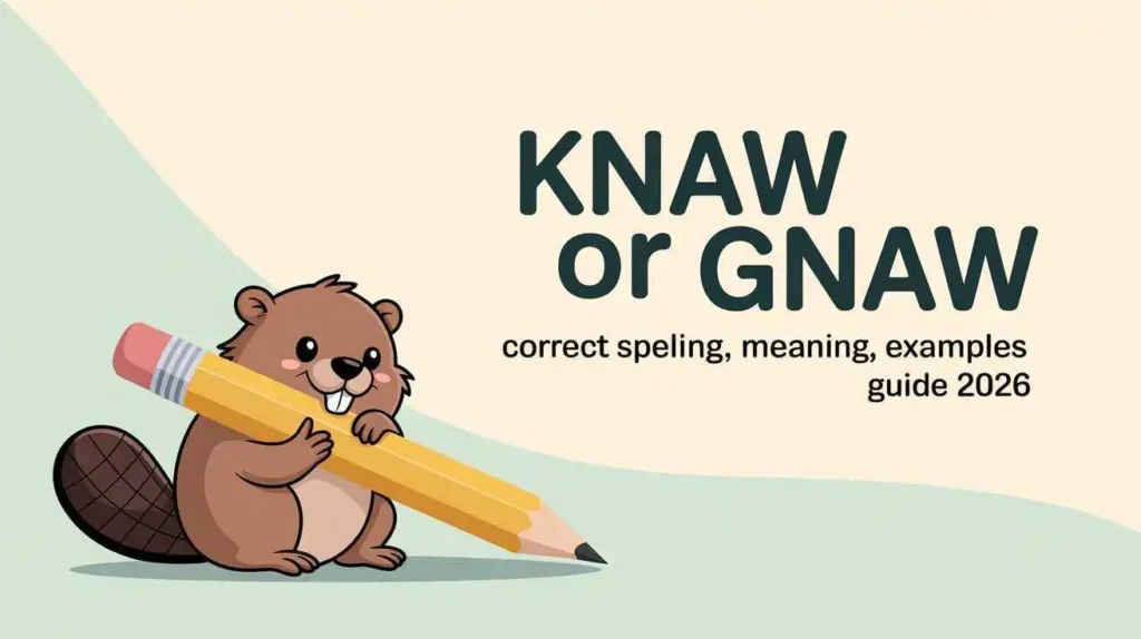 Knaw or Gnaw