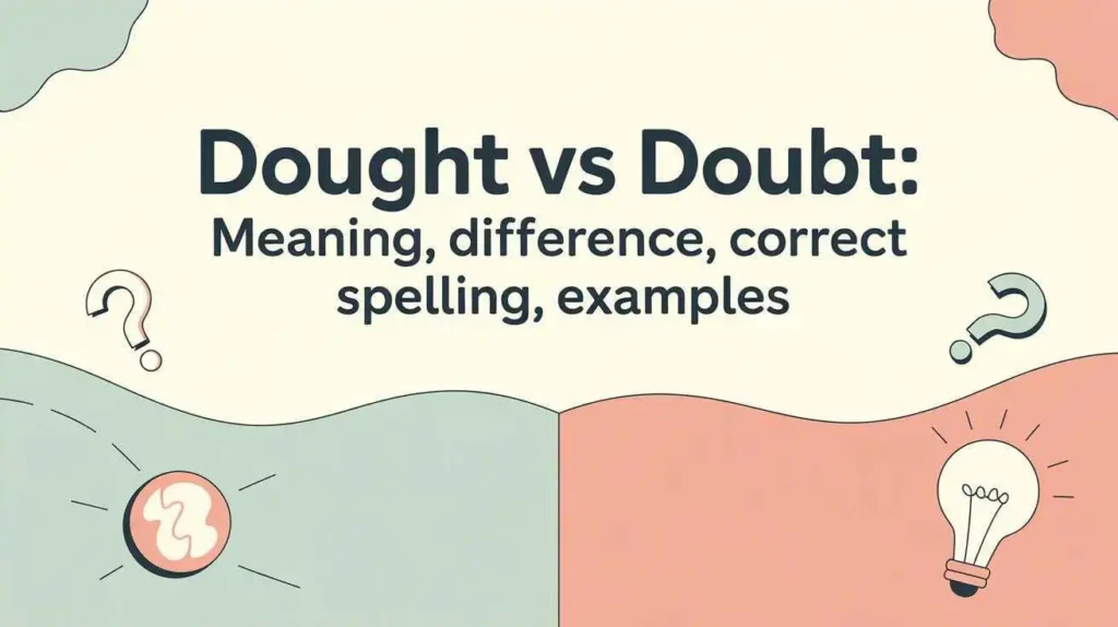 Dought vs Doubt