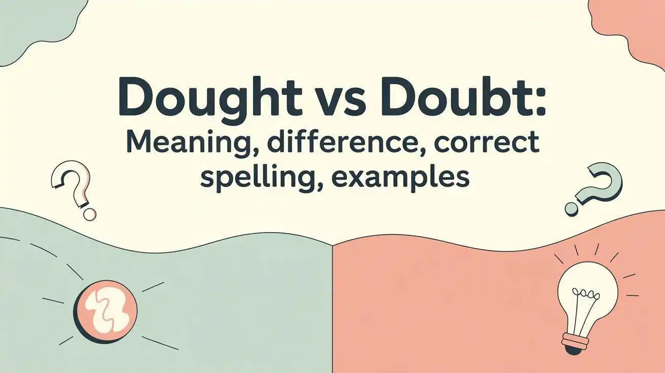 Dought vs Doubt
