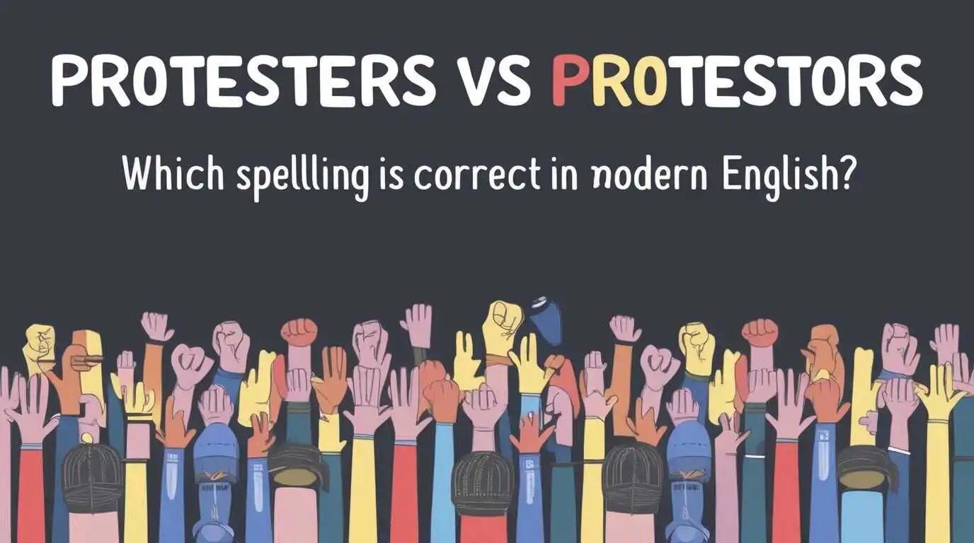 Protesters vs Protestors