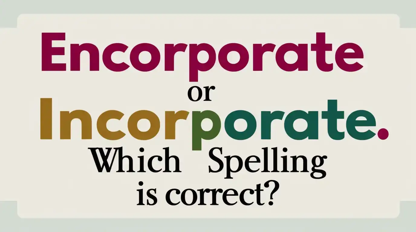 Encorporate or Incorporate