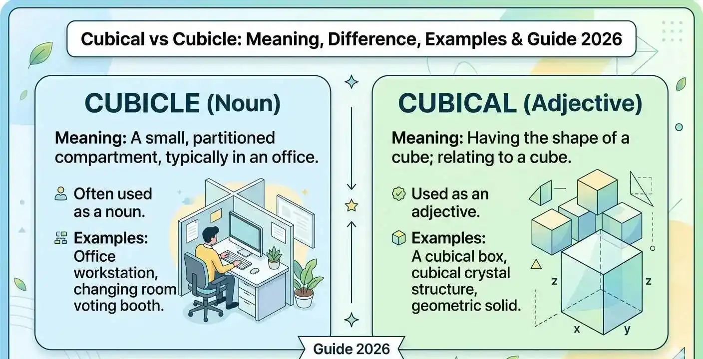 Cubical vs Cubicle