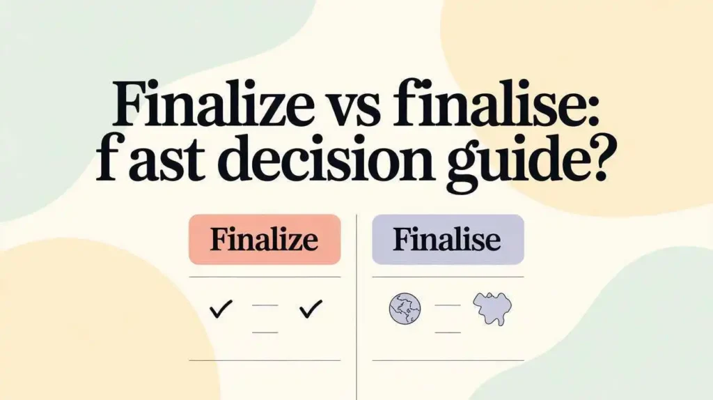 finalize-vs-finalise:-fast-decision- guide