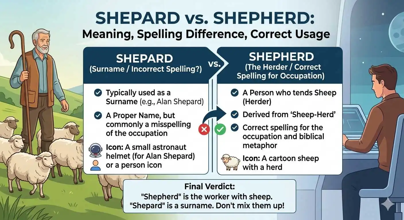 shepard vs shepherd