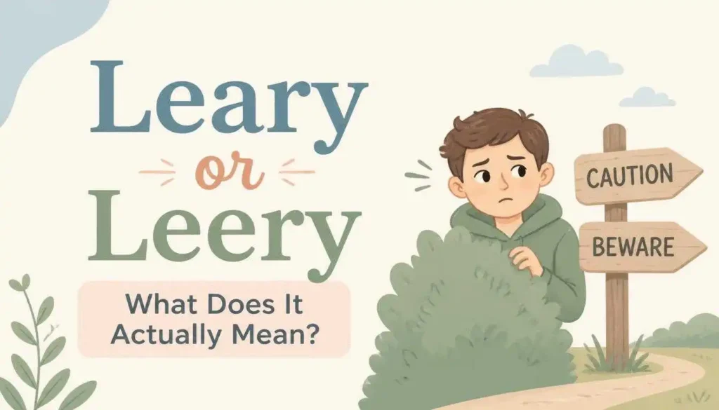 leary-or-leery-what-does-It-actually-mean?