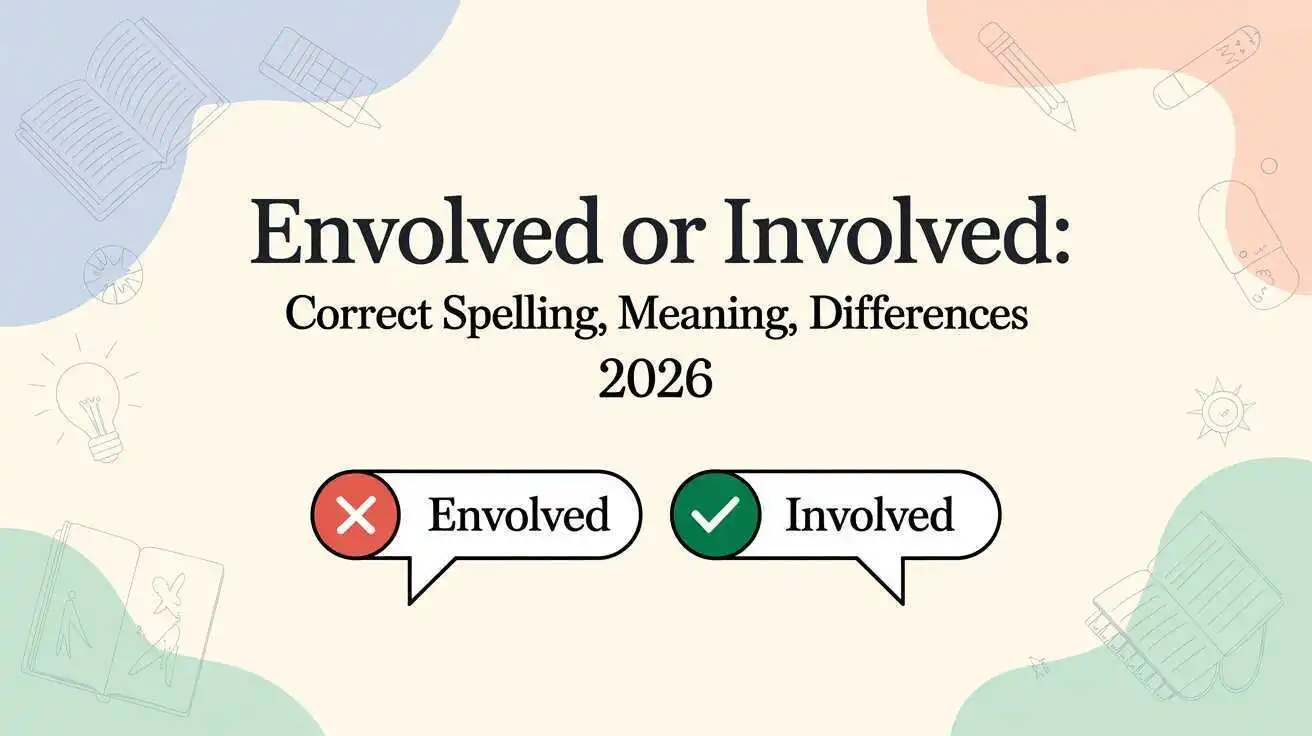 Envolved or Involved