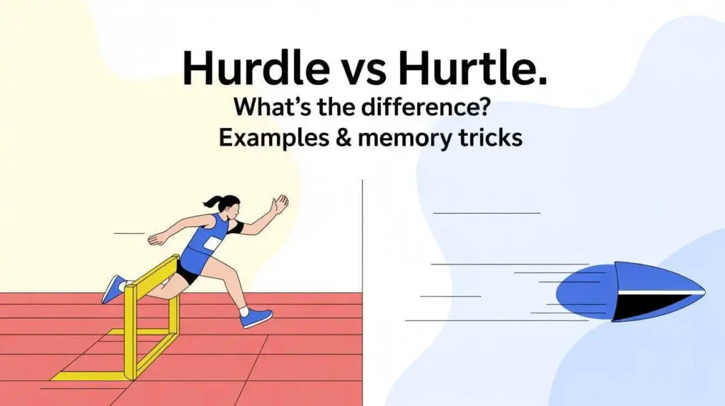 Hurdle vs Hurtle