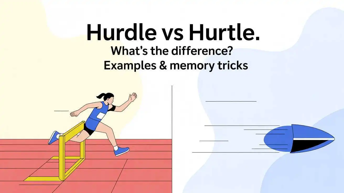 Hurdle vs Hurtle