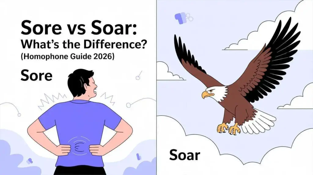 Sore vs Soar