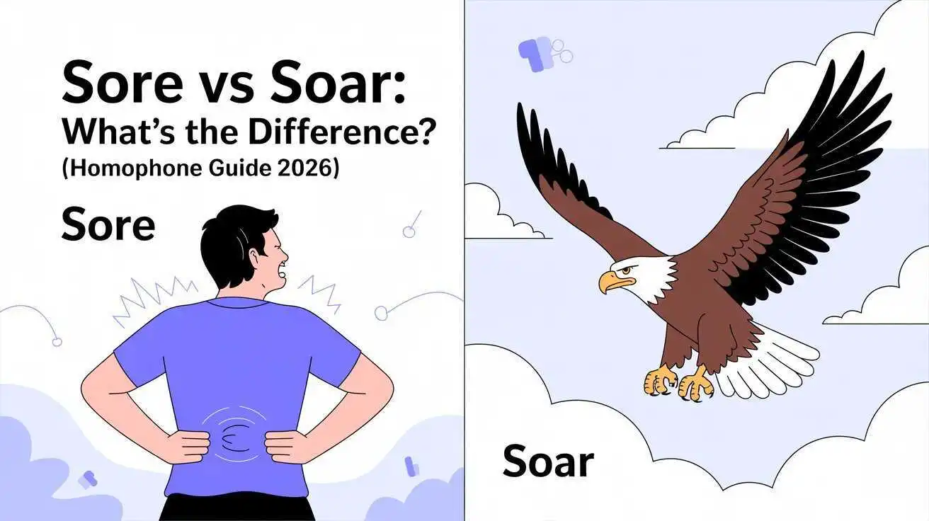 Sore vs Soar