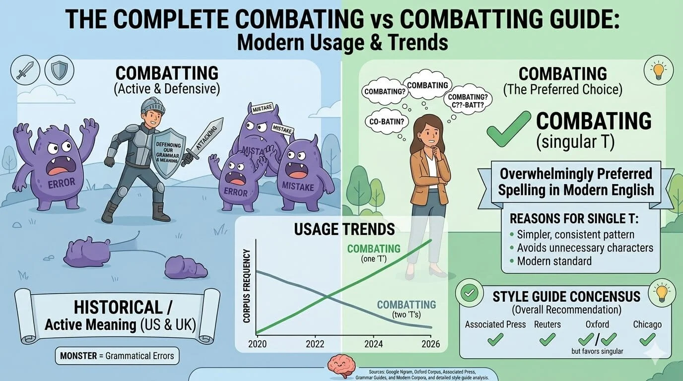 combatting or combating