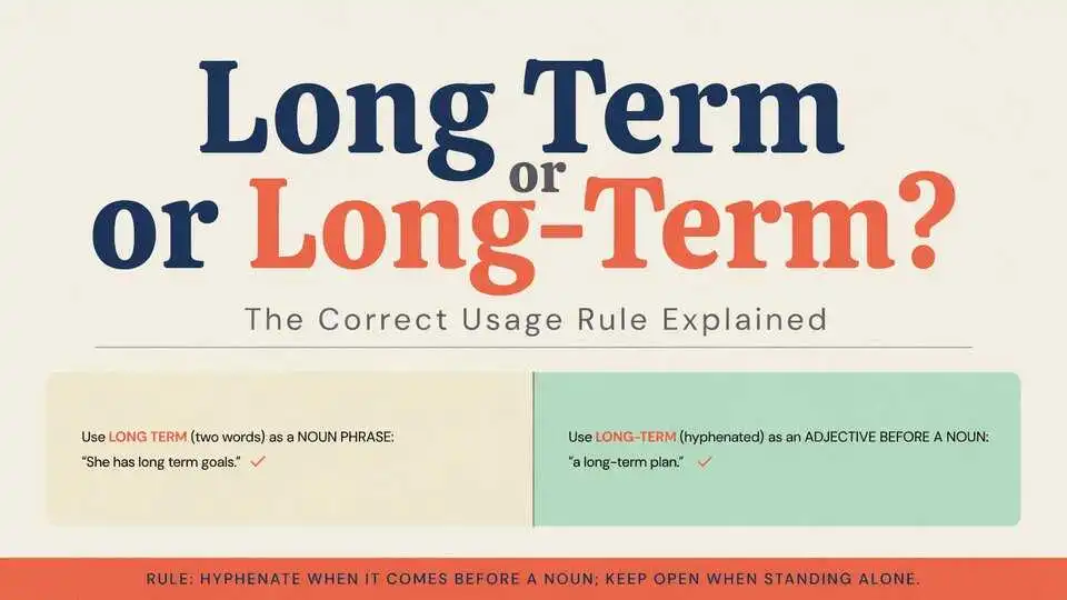 Long Term or Long-Term