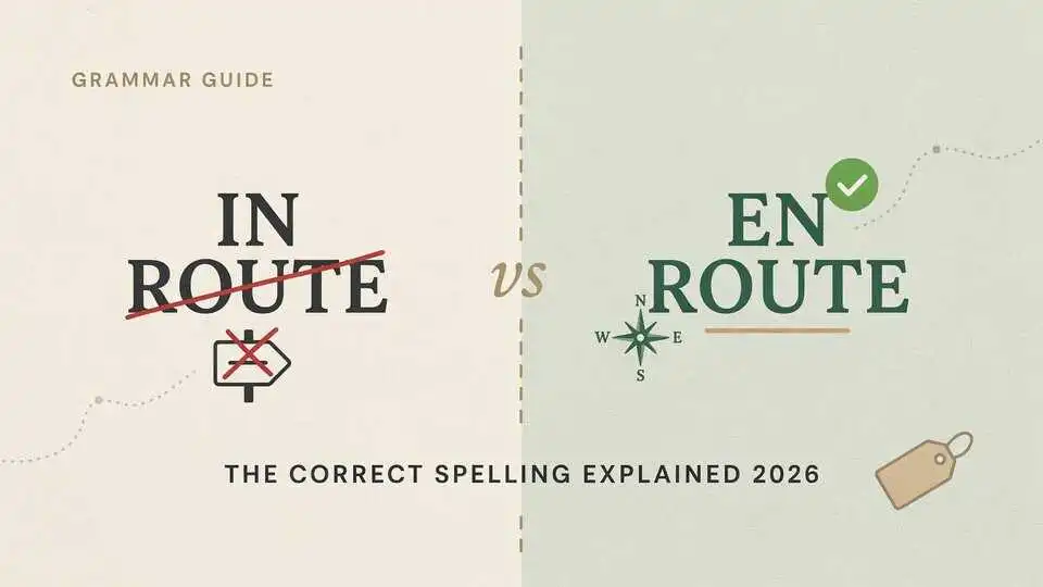 In Route vs En Route