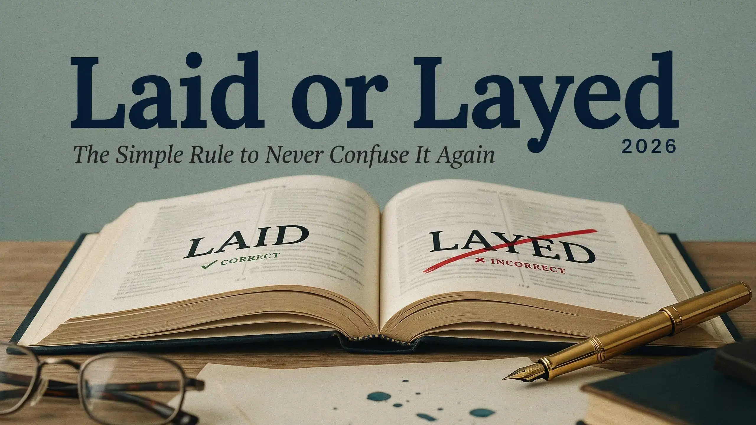 Laid or Layed