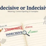 Undecisive or Indecisive