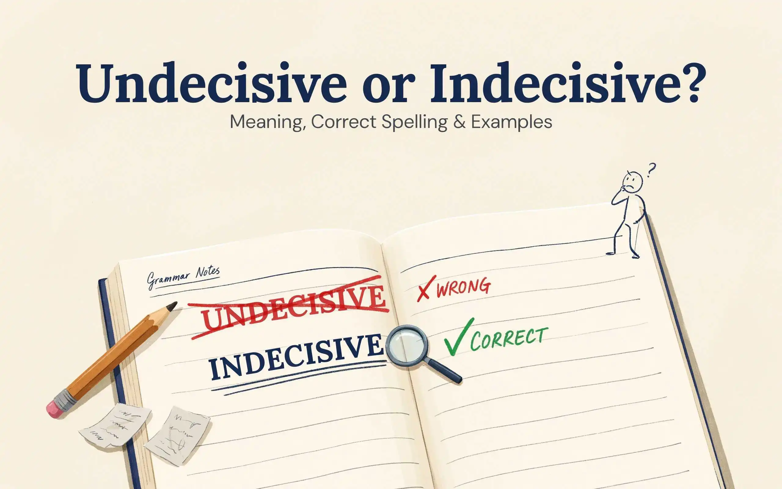 Undecisive or Indecisive