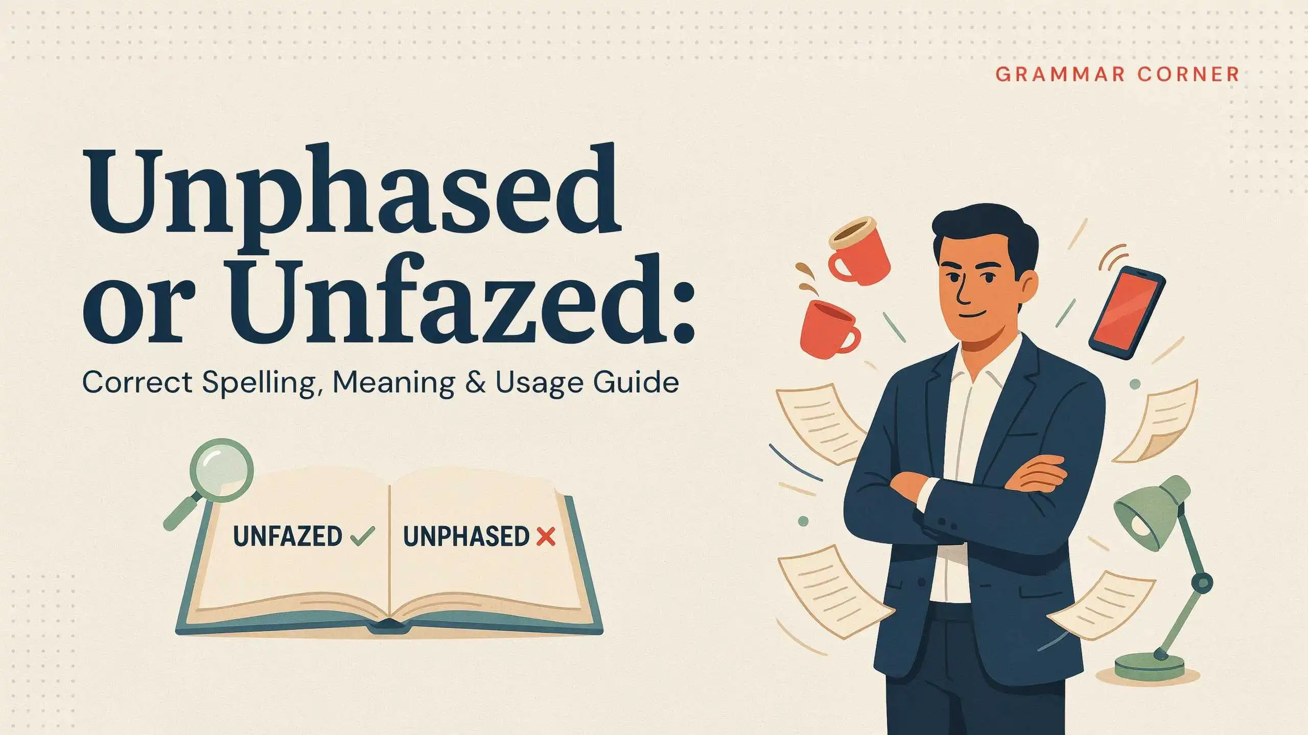 unphased or unfazed