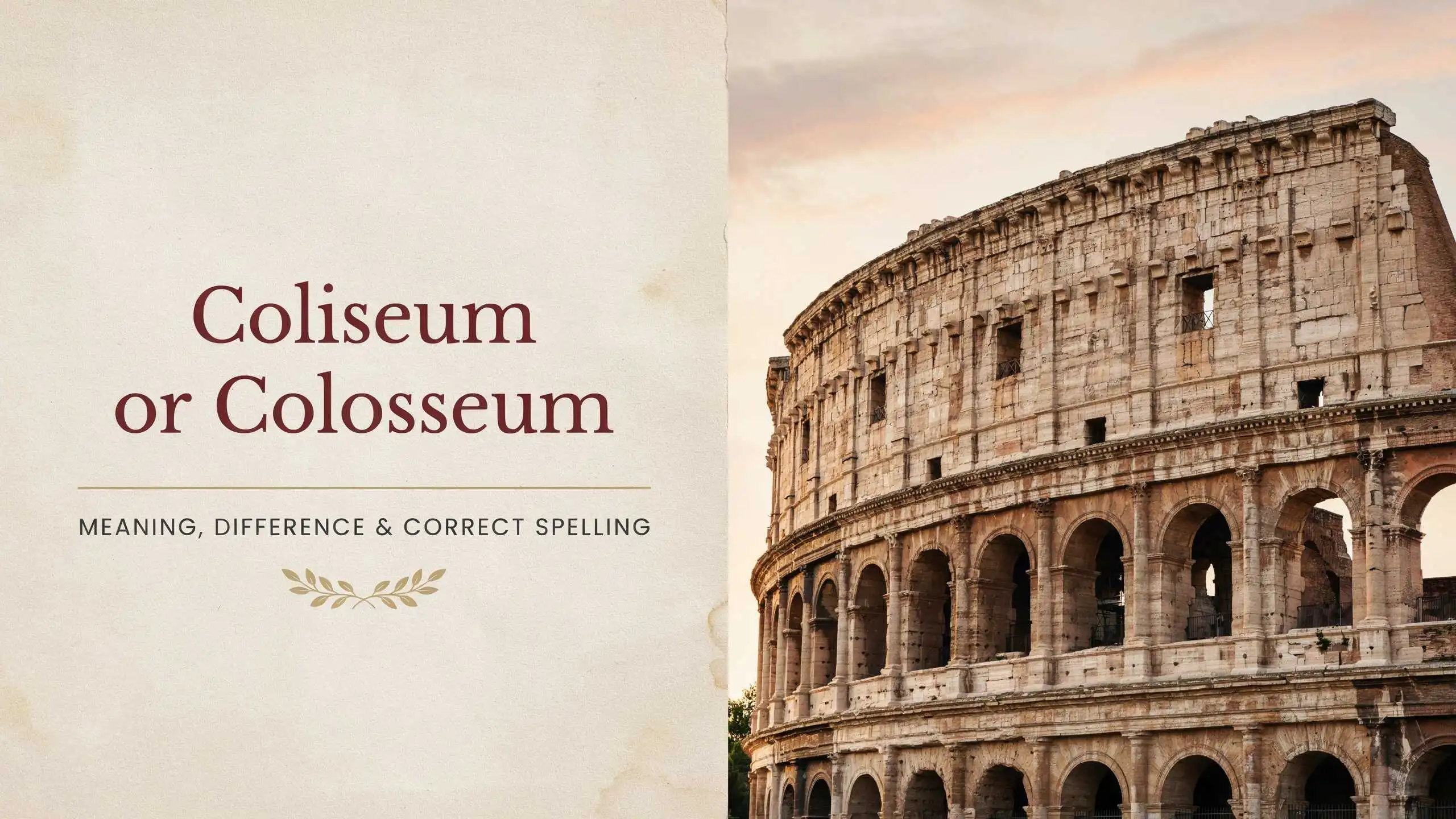 Coliseum or Colosseum
