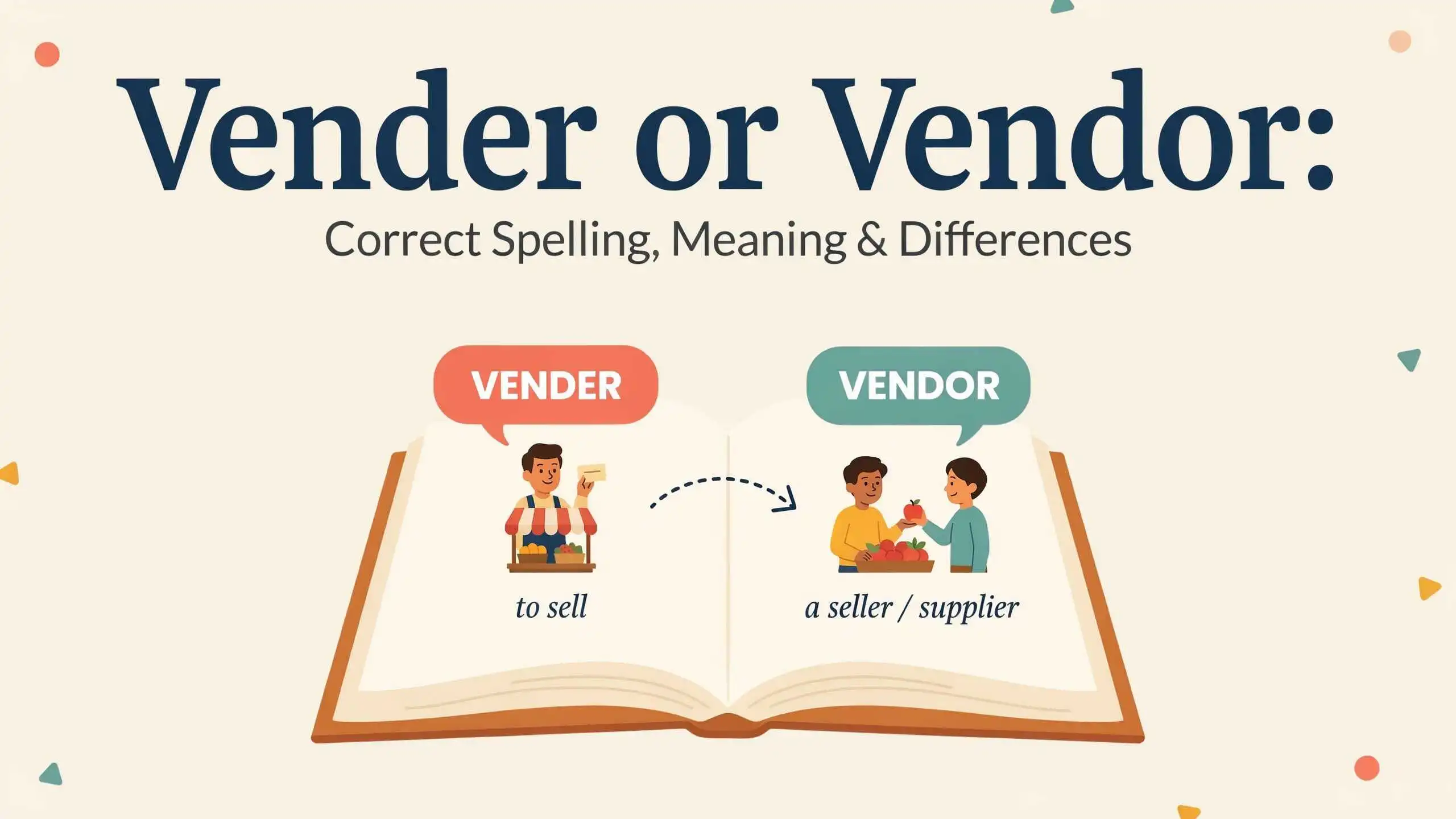 Vender or Vendor