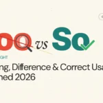 Soo vs So