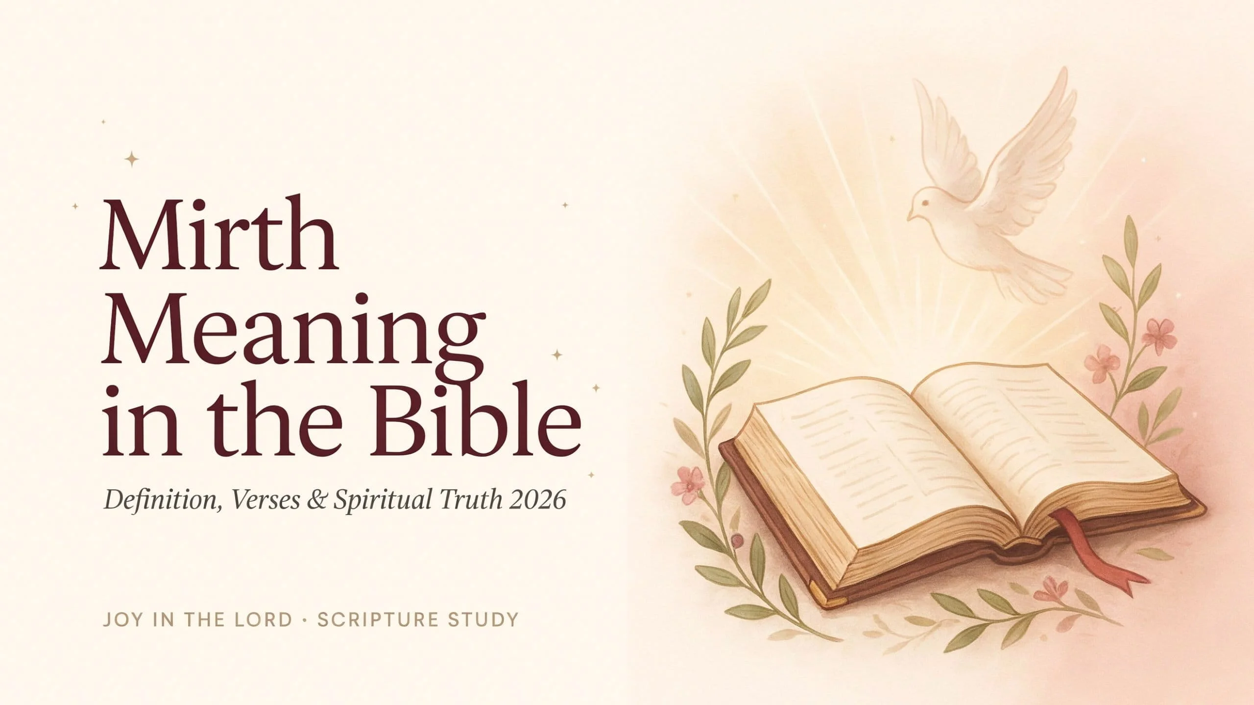 meaning of mirth in the bible