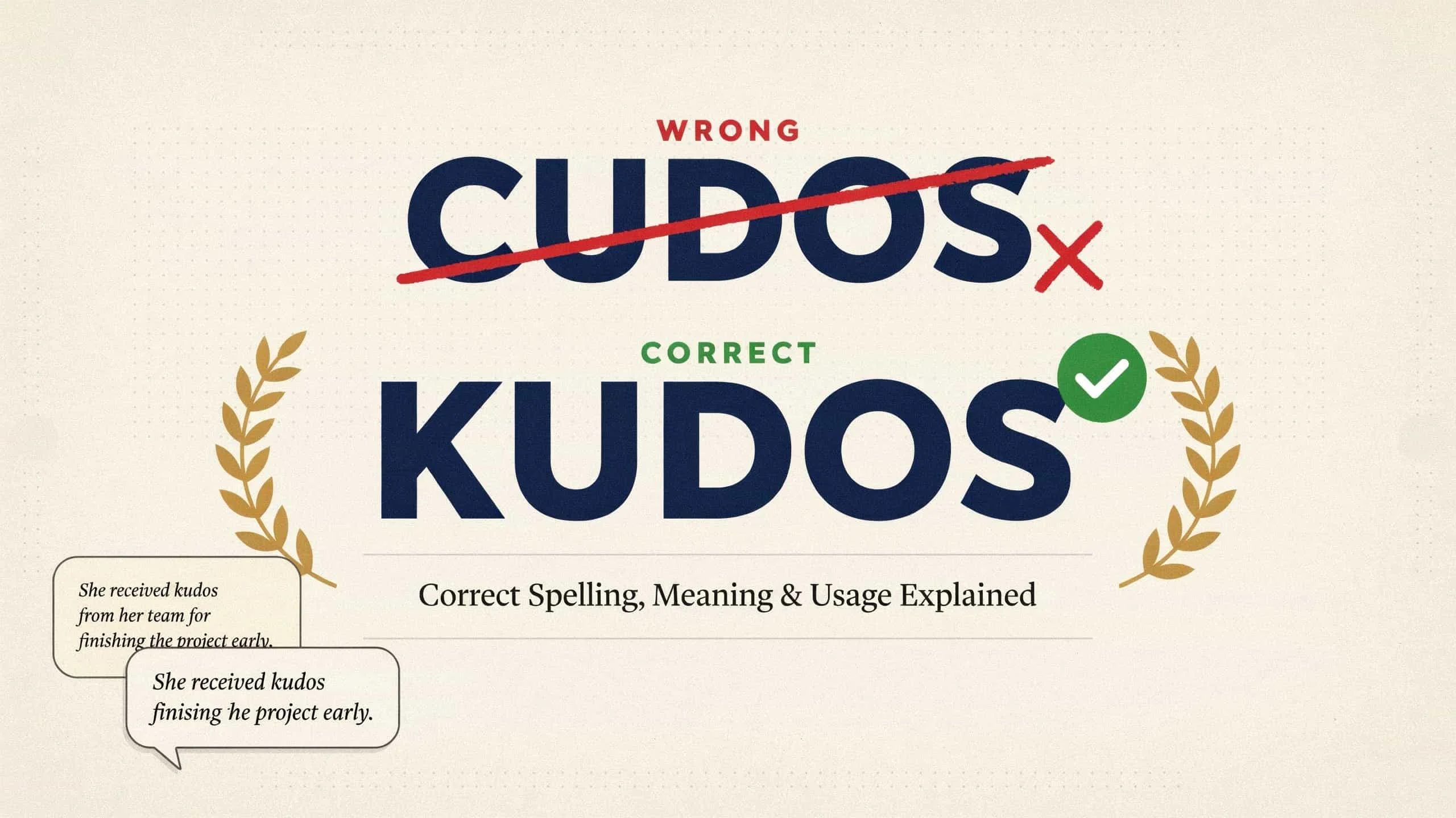 Cudos or Kudos
